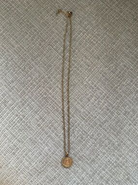 Gold Initial 'A' Pendant Necklace - Women Jewelry